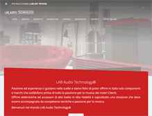 Tablet Screenshot of labaudiotech.com